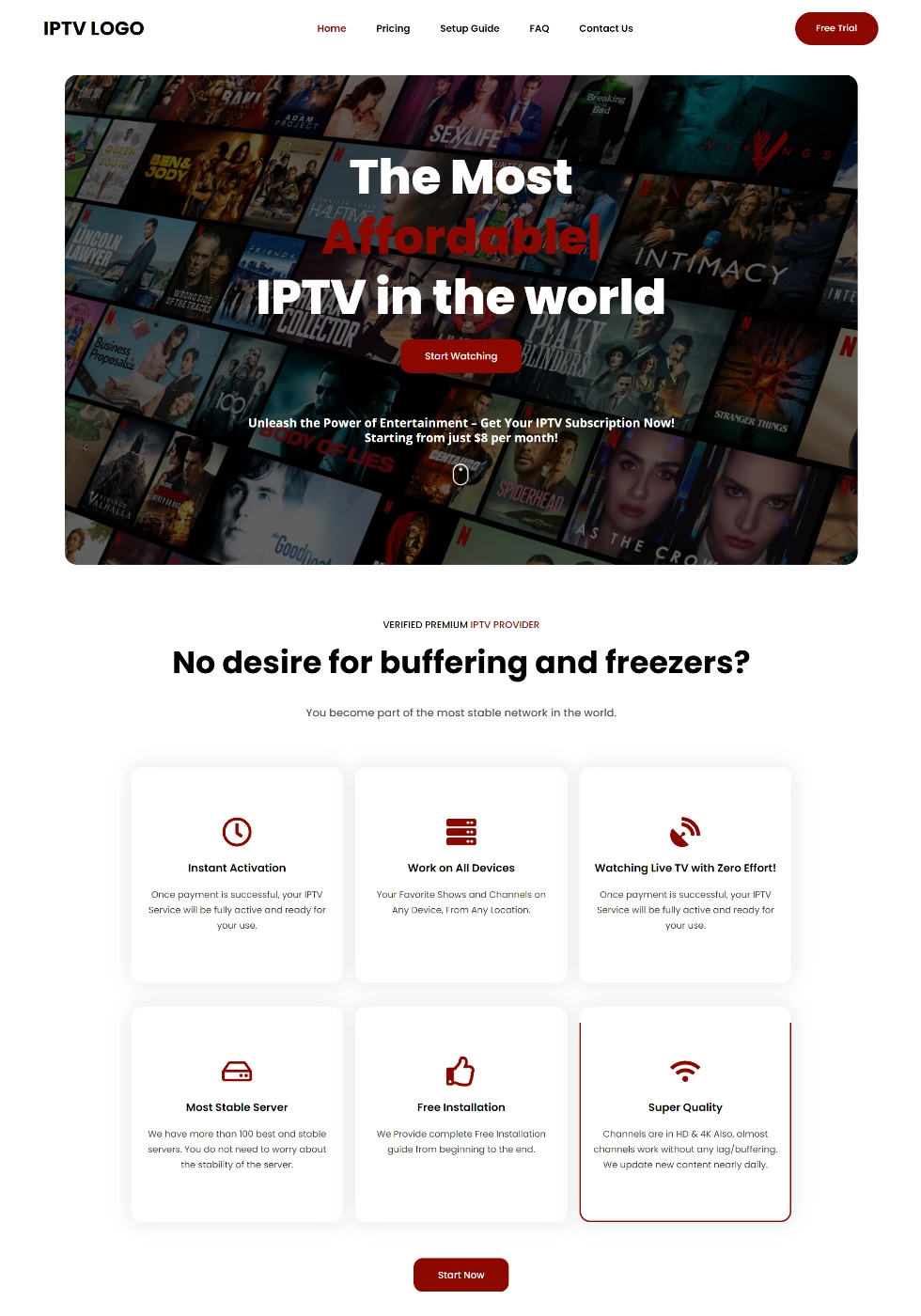 Home polarpixel iptv template 1